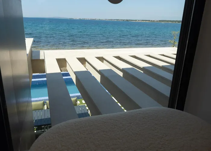 Adria - Pet-friendly Seafront C With Private Pool Zaton (Zadar)